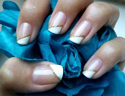 grzee: Pazurkowo :) | Teal nails, Pretty nails, French nai