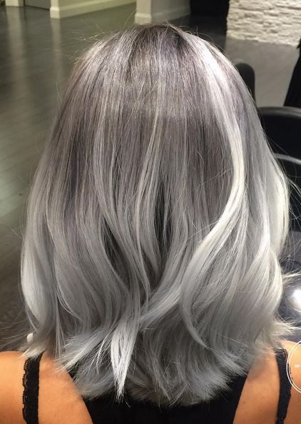 increíble, plata y color de pelo | Reflejos pelo, Color de pelo .