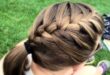 Pin by K on My hairstyles | French braid ponytail, Twist ponytail .