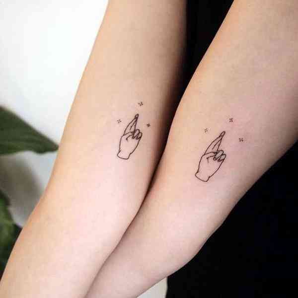 30 Best Sister Tattoos | Friendship tattoos, Matching bff tattoos .