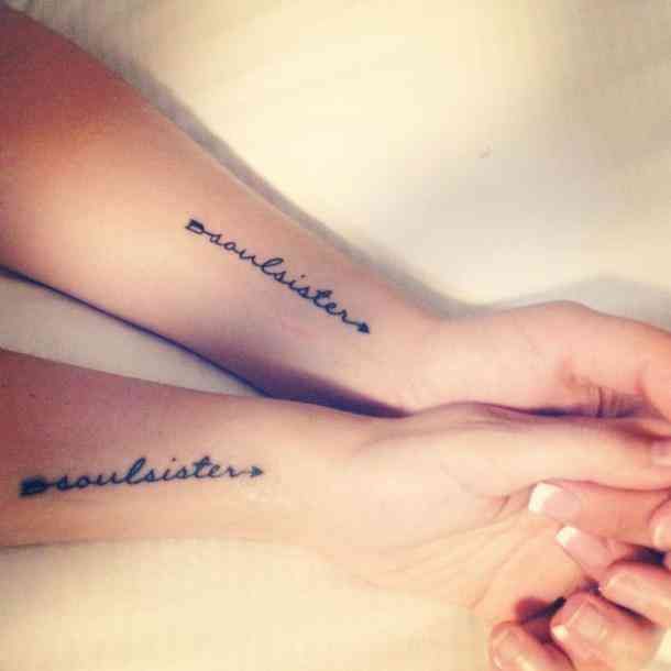 30 Best Sister Tattoos | Friendship tattoos, Soul sister tattoos .