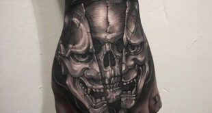 Men's Hairstyles Now | Skull hand tattoo, Japanese hand tattoos .