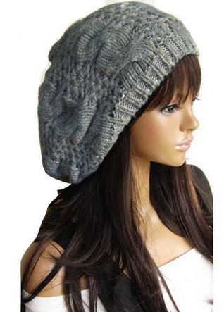 Slouchy Knit Beanie For Winter
     