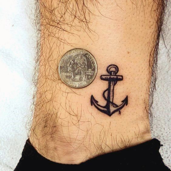 Small Anchor Tattoo Ideas For
      Men