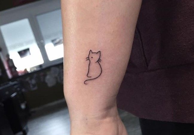 25 Best Small Cat Tattoo Designs | Cat tattoo small, Small tattoos .