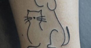 27 Best Cat & Dog Tattoo Designs | Page 2 of 5 | The Paws | Cat .
