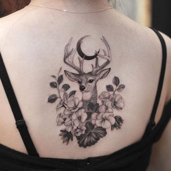 15 Deer Tattoos You Must See - Tattoo Me Now | Deer tattoo designs .