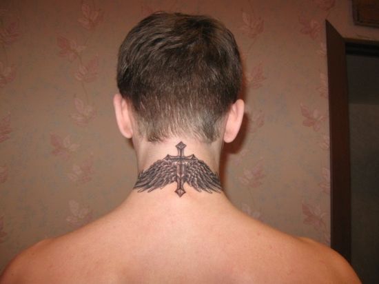 The 80 Best Neck Tattoos for Men | Improb | Back of neck tattoo .