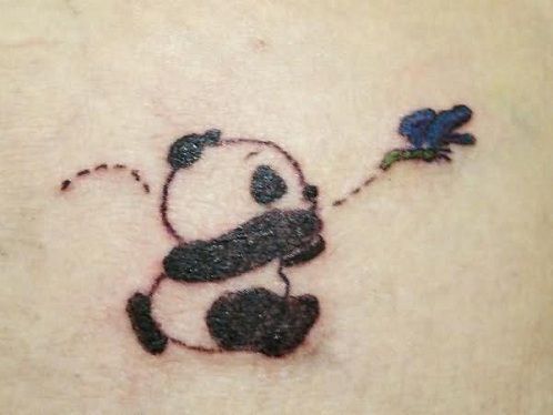 9 Best and Stylish Panda Tattoos With Images! | Panda tattoo, Cute .