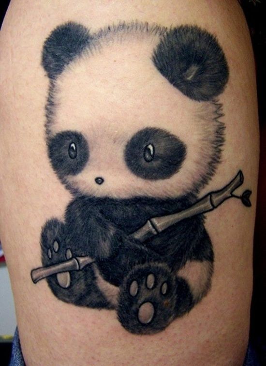 25 Awesome Panda Bear Tattoo Ideas | Panda tattoo, Panda bear .