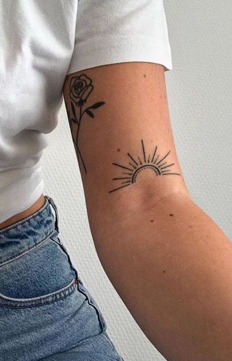 Pin by Vânia Barão on My tattoos ⚓️ | Rising sun tattoos, Trendy .