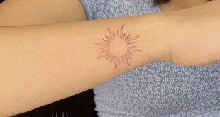 Delicate Sun Tattoo | Mini tattoos, Sun tattoo designs, Dainty tatto