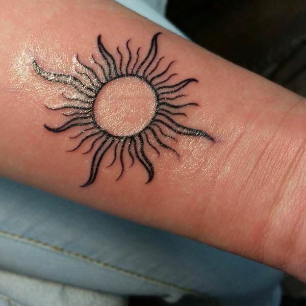 Pin on Sun tatto