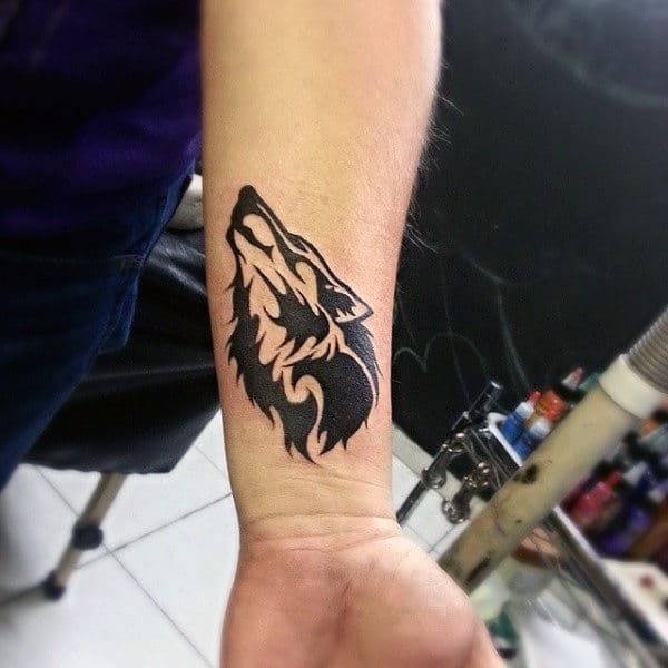 Pin on Wolf tattoo slee