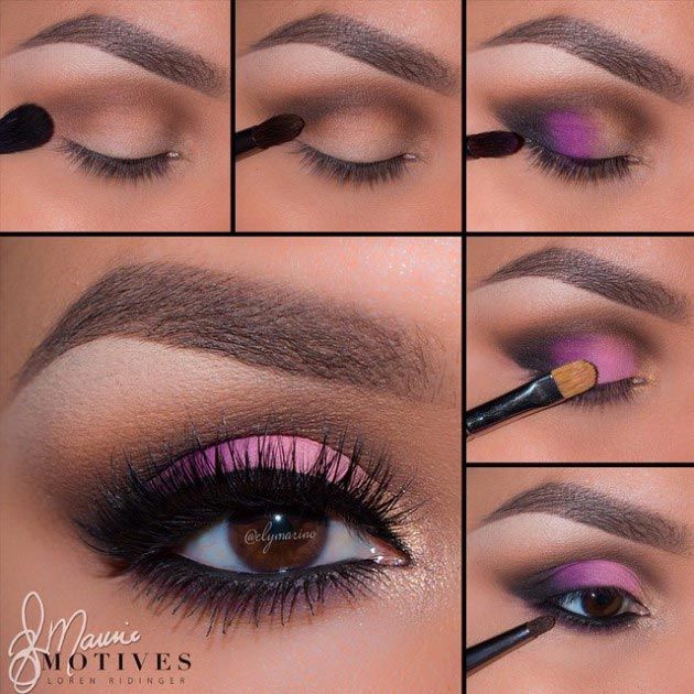 10 Most Flattering Colorful Eye Makeup For Brown Eyes | Summer eye .