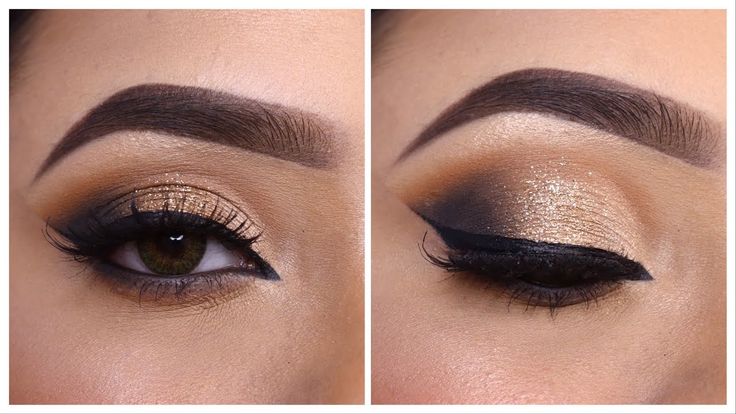 Smokey glitter eye makeup Tutorial || Step by step easy party .