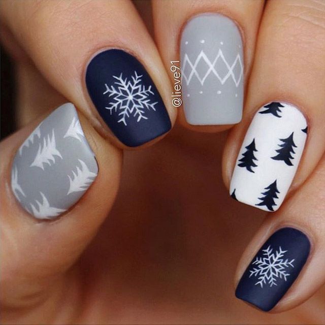 14 Elegant Christmas Nail Designs | Xmas nails, Nails today .