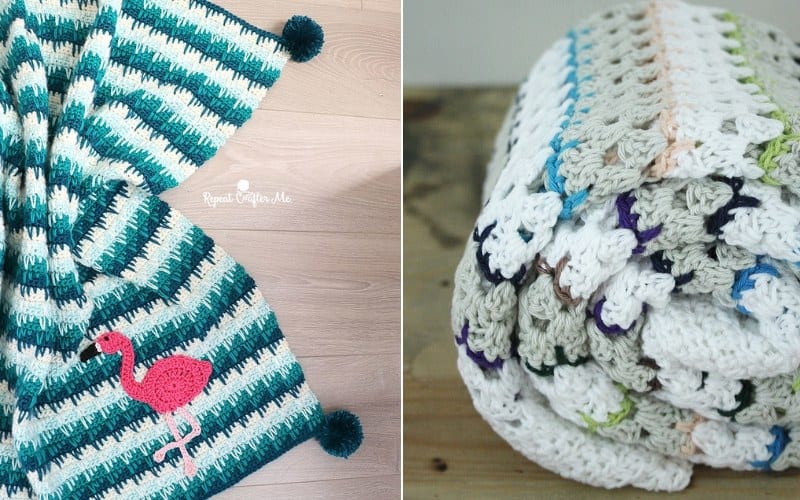 Spike Stitch Blanket Ideas and Free Crochet Patterns - Your Croch