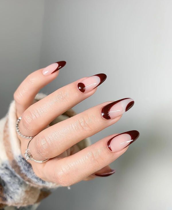 20+ Latest Eye-Catching Nail Art Designs 2022-2023 | Burgundy .