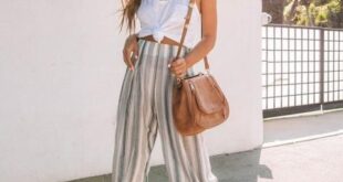 40+ Ways to Wear Palazzo Pants for Summer Ideas | Summer fashion .