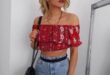 Shop for Off The Shoulder Tops | Shopstasy | Looks, Moda feminina .