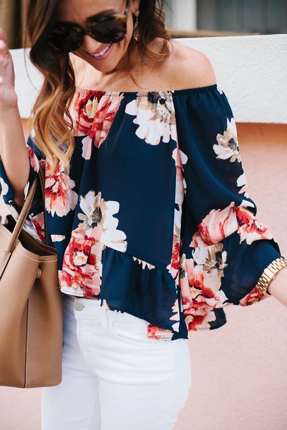 Trend Report: Off the Shoulder | Fashion, Clothes, Spring outfi