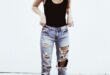 boohoo Aimee Sleeveless Rib Bodysuit | Trendy summer outfits .
