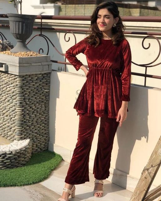 label raksha on Instagram: "Velvet dress #velvetdress #velvet .