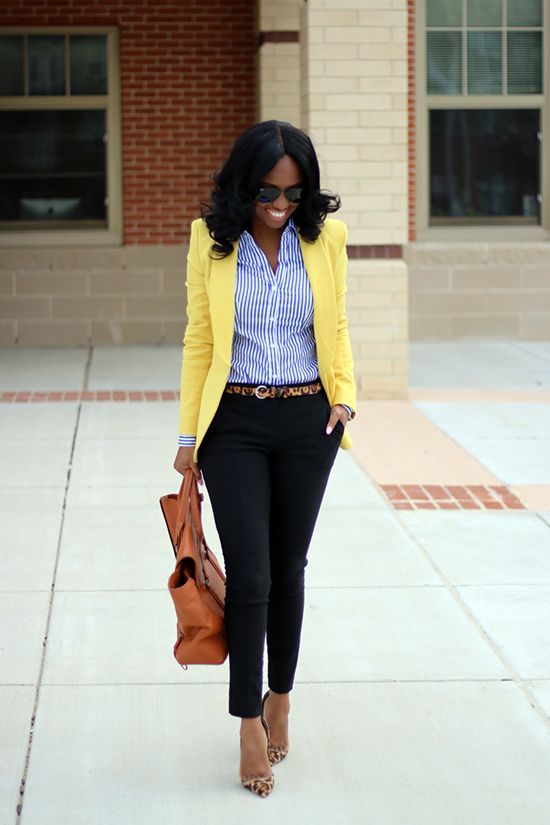 Colorful Corporate (www.prissysavvy.com) | Spring work outfits .