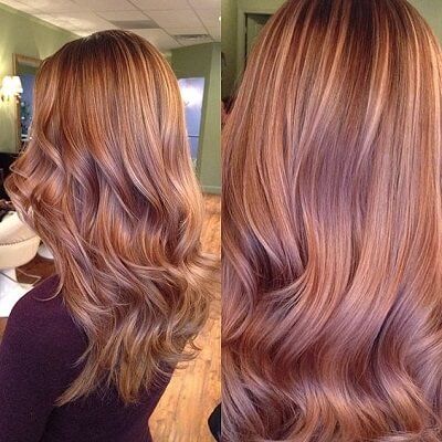 strawberry blonde highlights on brown hair | Hair color auburn .