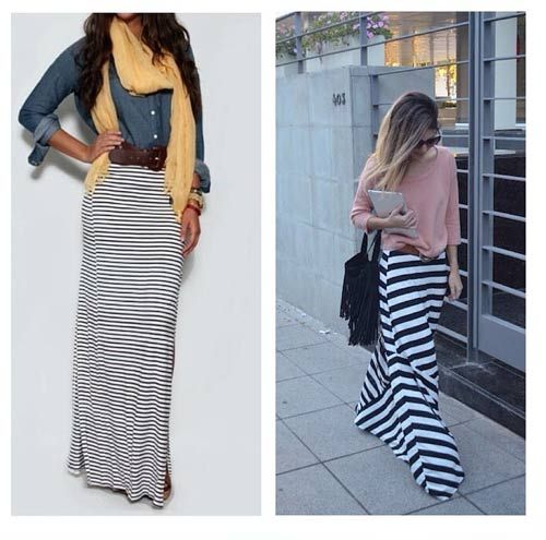 How To Wear A Maxi Skirt - 20 Best Outfits | Fall maxi skirt .