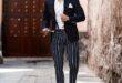 STRIPE PANTS OUTFIT IDEAS | Men fashion casual outfits, Stripe .