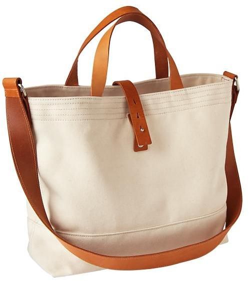 Gap Structured canvas tote - ShopStyle Clothes and Shoes | Bags .