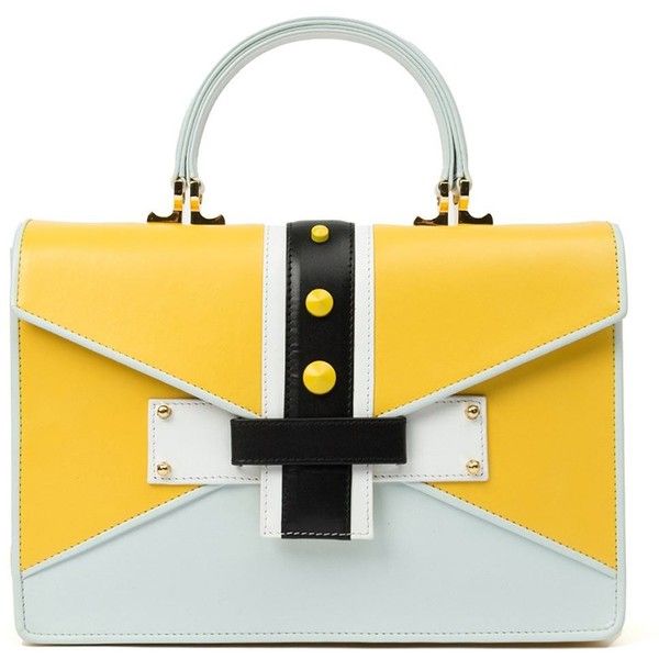 Mayrafedane Structured Colour Block Tote ($1,117) ❤ liked on .