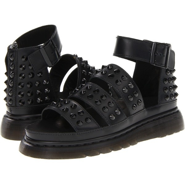 Dr. Martens Liza Studded Sandal ($130) ❤ liked on Polyvore .