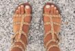 Vince Camuto 'Hevelli' Studded Leather Gladiator Sandal (Women .