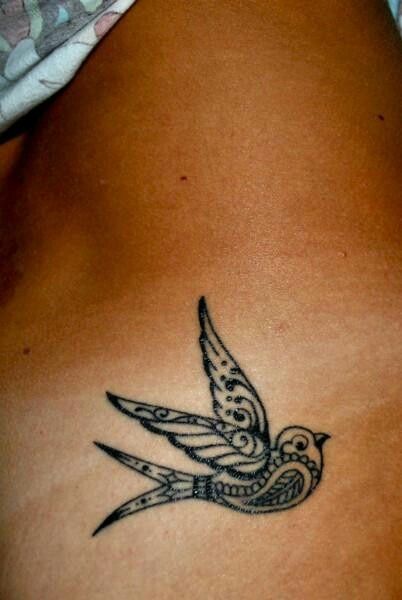Simple, but cute bird tattoo. | MyPassion