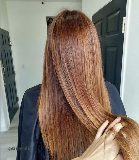 red hair, red balayage, straight, long, auburm hair, auburn .