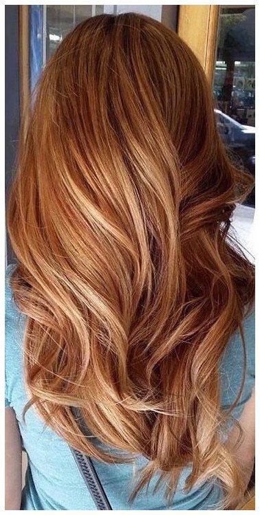 auburn #hair #color #with #highlights #summer #redheads .