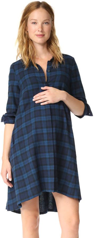 Hatch Maggie Flannel Dress | Maternity clothes fashionable .