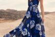 Only in Dreams Navy Blue Floral Print Maxi Dress | Maxi dress .