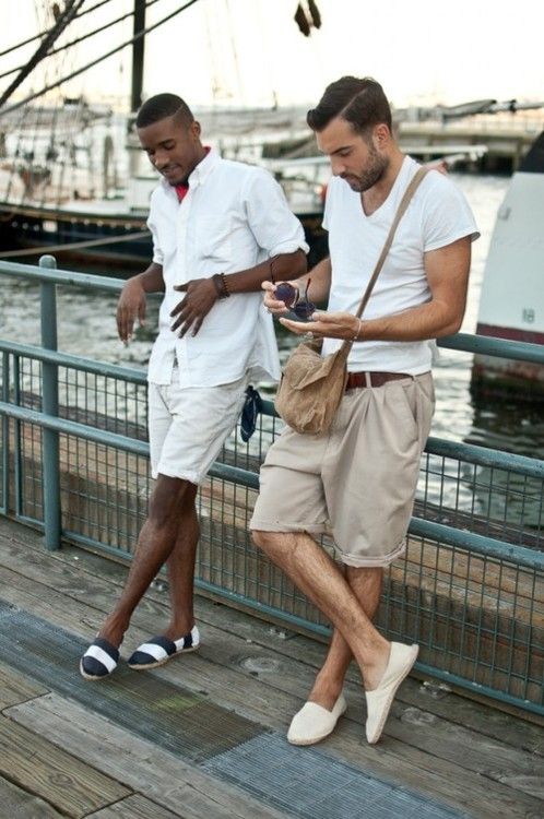 Summer Men Outfits With
      Espadrilles