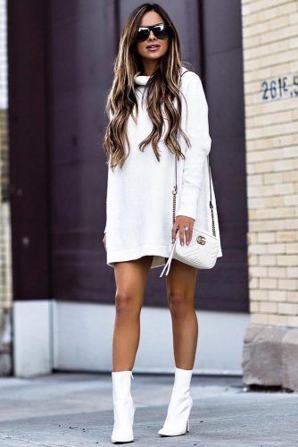 27 Inspiring Ideas How To Rock A Sweater Dress On Daily Basis .