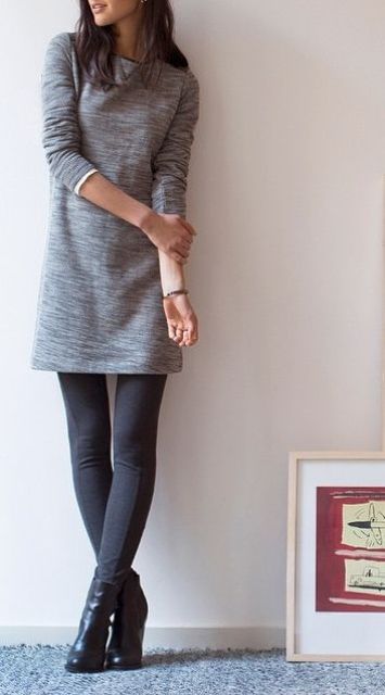 Comfortable Sweater Dresses: 15 Ideas for Winter | Stylish winter .