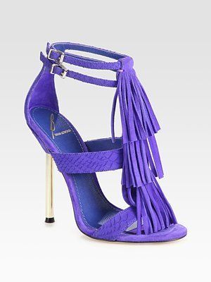 The Look for Less: B Brian Atwood 'Luciana' Fringe Heels | Brian .