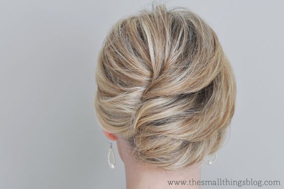 the french twist - The Small Things Blog | Short hair updo, French .