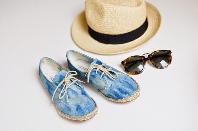 Tie Dye Lace-Up Espadrilles | Swell Mayde | Diy shoes, Diy fashion .