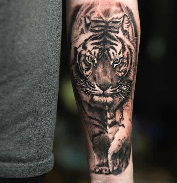 Tiger Tattoos for Men | Animal tattoos for men, Mens tiger tattoo .
