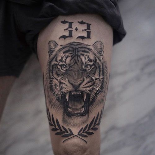 Tiger Tattoo Ideas For Men
     