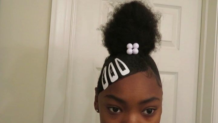 Pin by dmayah on hair | Top knot bun, Baddie hairstyles, Knot b